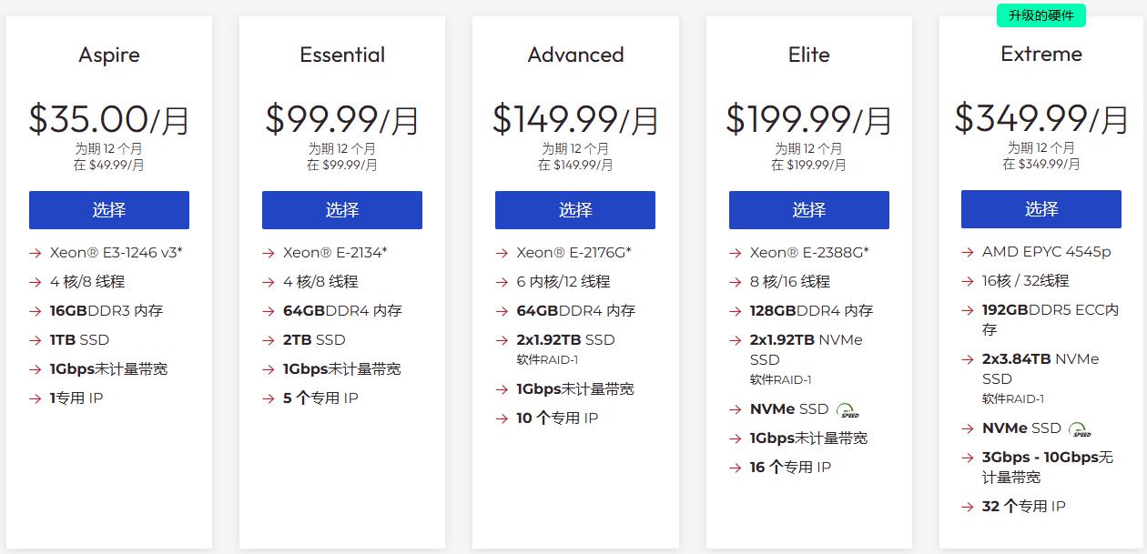 裸机服务器上新