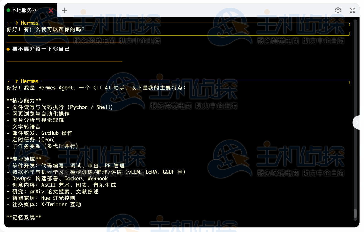 直接开始对话