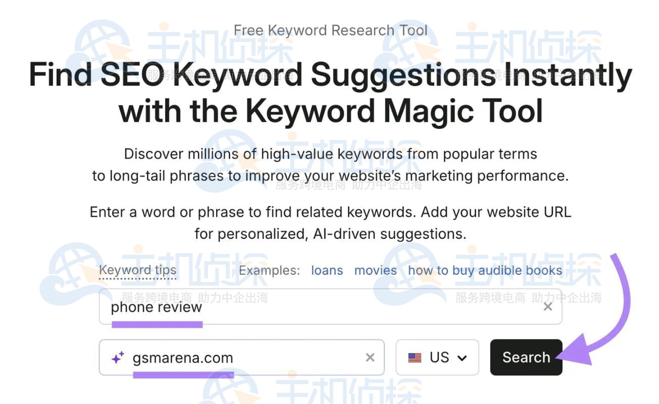 Semrush Keyword Magic Tool