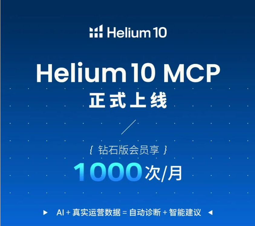 Helium10 MCP上线