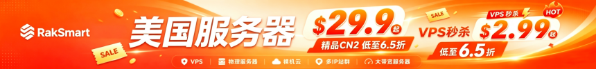 RakSmart美国服务器