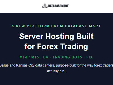 Database Mart推出FX-Servers外汇服务器