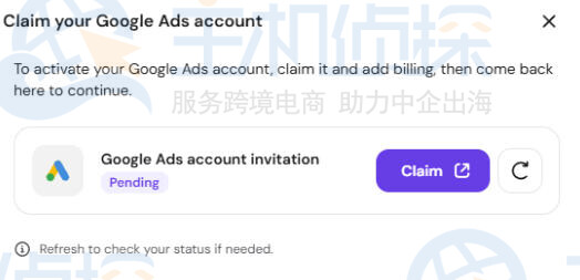 Claim your Google Ads account