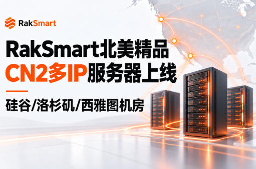 RakSmart北美精品CN2多IP服务器上线